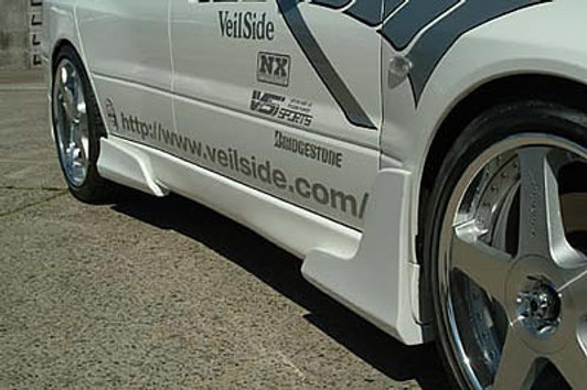 AE074-03 VeilSide 2002-2007 Mitsubishi Lancer EVO VII, VIII & IX CT9A Ver. I Carbon Side Under Wing