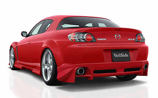 AE605-20 VeilSide 2003-2008 Mazda RX8 Ver. I Urethane Side Under Wing