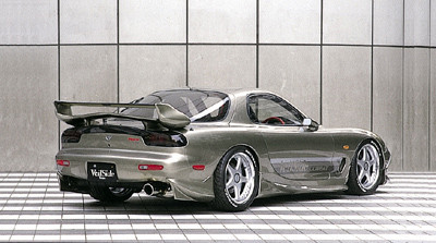 AE031-03 VeilSide 1993 1994 1995 1996 1997 1998 1999 2000 2001 2002 Mazda RX-7 FD3S C-I Model Rear Under Spoiler