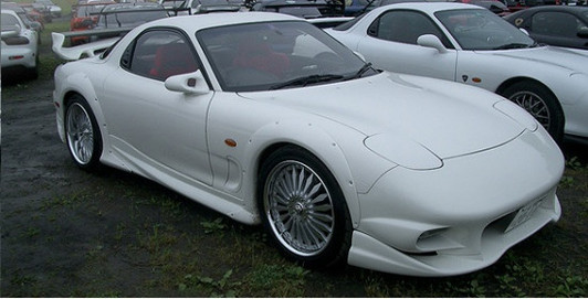 AE052-04 VeilSide 1993 1994 1995 1996 1997 1998 1999 2000 2001 2002 Mazda RX7 FD FD3S C-II c-ii Complete full Kit With carbon Over Fenders front rear bumper side skirts wing