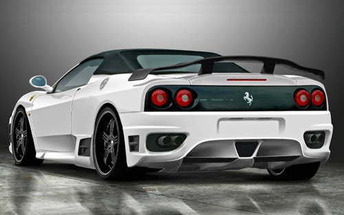 Premier4509 Ferrari F360 Carbon Rear Bumper - Versus Trading Co