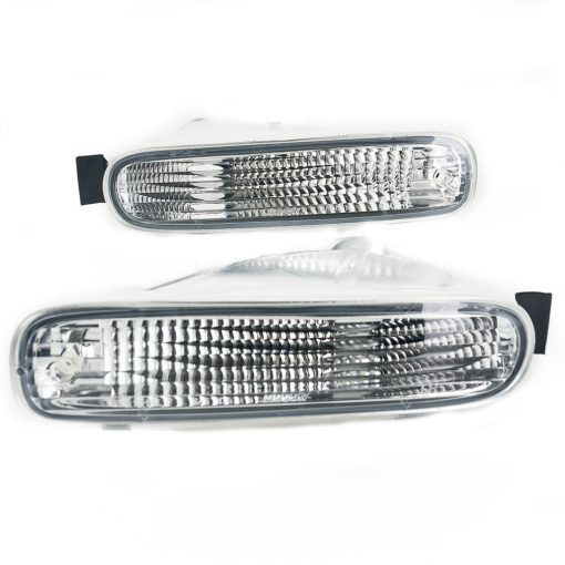 JDM 1995-1998 Nissan 240SX S14 Clear Front Bumper Lights for