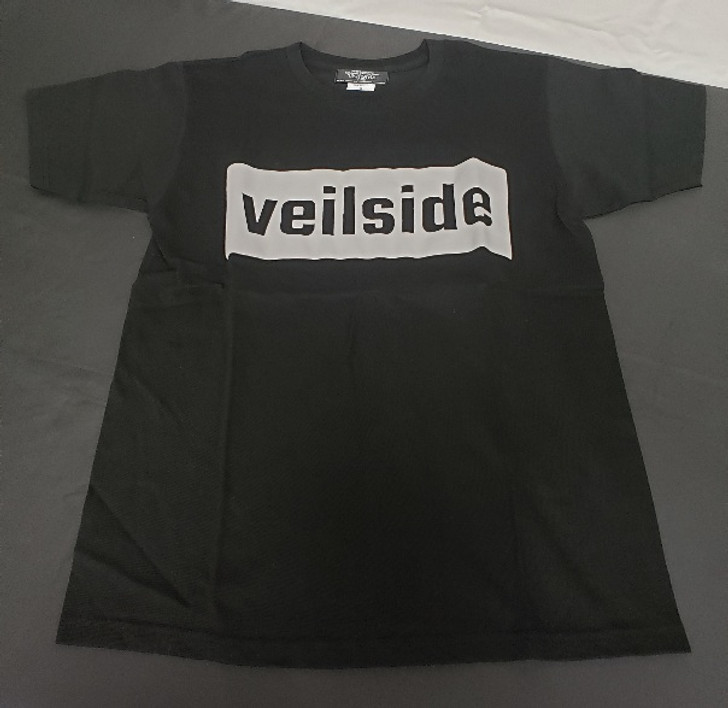 2021 VeilSide Silver Box Rubber Print Limited Edition Black T-shirt X-Large