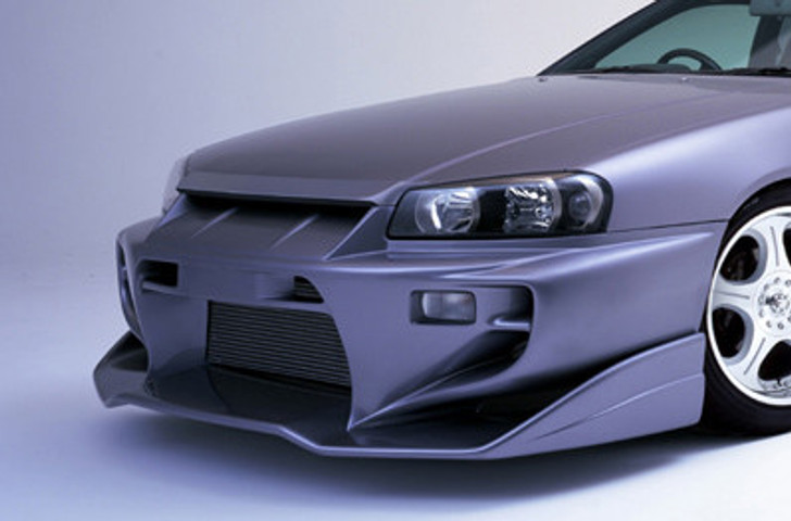 AE063-01 VeilSide 1999 2000 2001 2002 Nissan Skyline GT-S ER34 C-I Front Bumper  Authentic Original Most Famous Real Authorized Dealer