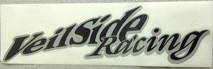 ST024-05 VeilSide Racing Sticker Black Limited Edition 2 Tone Black with Silver Back Ground Vinyl Authentic Original Japan