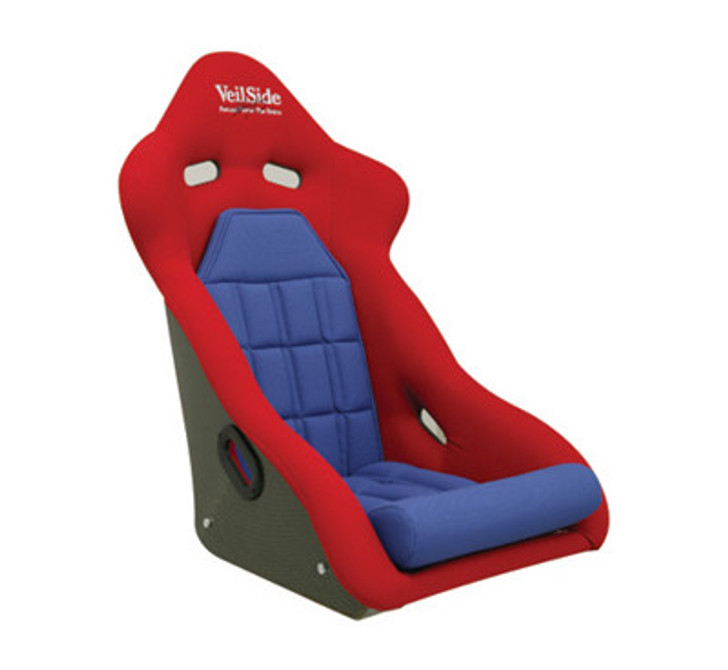 VeilSide VS D-1R Carbon Bucket Racing Seat Red with Blue Insert