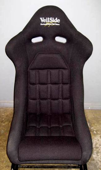 VeilSide VS D-1R Kevlar Bucket Racing Seat ALL Black - Versus