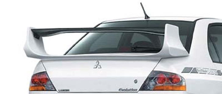 AE074-07 VeilSide 2002-2007 Mitsubishi Lancer EVO VII, VIII & IX Ver. I FRP Rear Wing with Carbon Top Planar