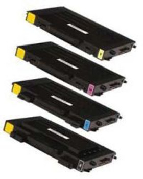 Premium Replacement Black, Cyan, Magenta, Yellow Laser Cartridge Compatible with SamsungÌ´å© CLP-500D7K, CLP-500D5C, CLP-500D5M, CLP-500D5Y