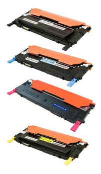 Premium Remanufactured Black, Cyan, Magenta, Yellow Laser Cartridge Compatible with SamsungÌ´å© CLT-409 SET