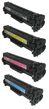 Premium HP CE320A, CE321A, CE322A, CE323A Compatible Cartridge Set