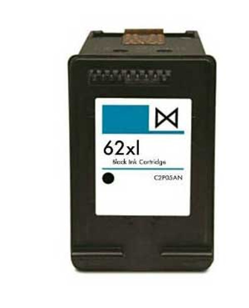 Remanufactured Replacement for HP C2P05AN (HP 62XL) High Yield Black Ink Cartridge