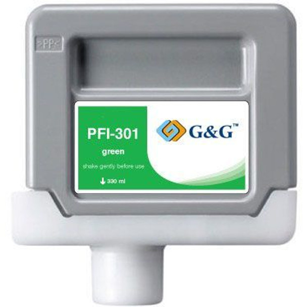 Premium Canon PFI-301Green Compatible Green Ink Cartridge