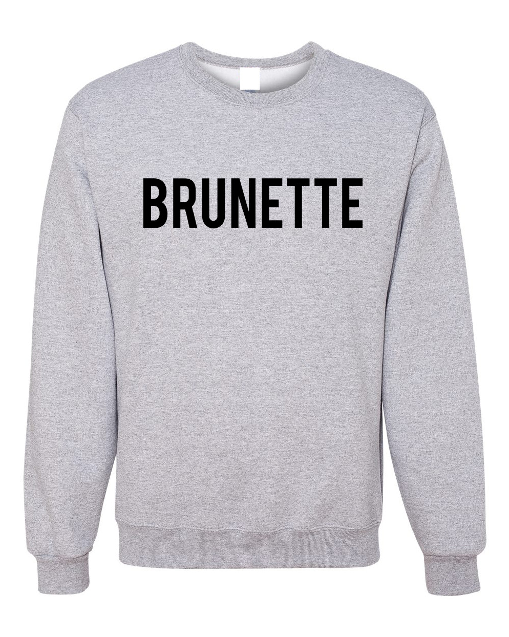 blonde crewneck sweatshirt