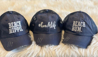 Beach Day  3-Pack Embroidered Trucker Hat