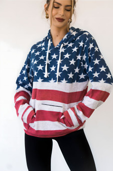 USA Flag Tailgate Hoodie 