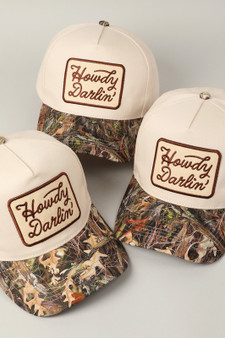 Howdy Darlin' Embroidery Patch Realtree Cap