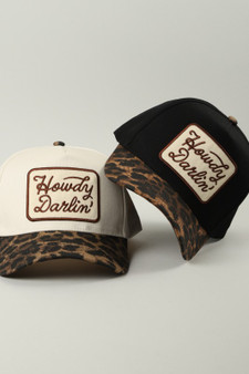Howdy Darlin' Leopard Embroidery Patch