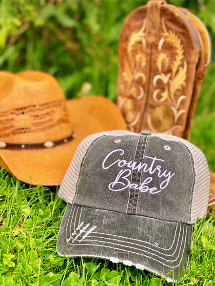 Country Babe Embroidered Hat