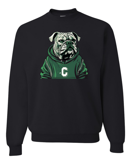 Celina Bulldogs Varsity C Football  Independent Brand Crewneck Sweatshirt