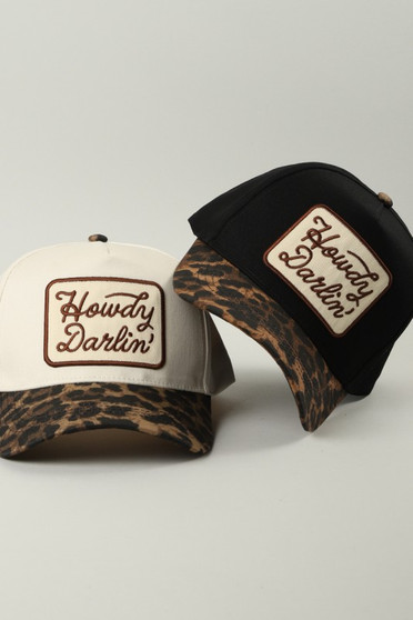 Howdy Darlin' Leopard Embroidery Patch