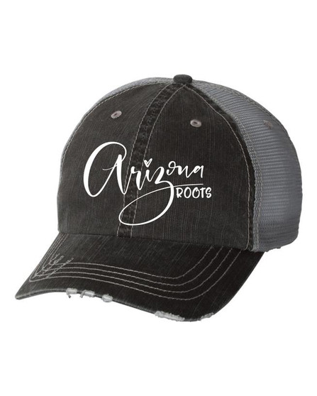 Arizona Roots - White Stitch Embroidered Trucker Hat
