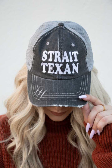 Strait Texan Embroidered Trucker Hat