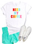 NEED MY COFFEE Softstyle Tee Weekend Tee