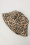 Tan Animal Print Bucket Hat