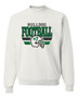 Bulldog Football Custom Player Number Crewneck Sweatshirt