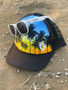 Bare Feet Only Palm Trees Snapback Trucker Hat 