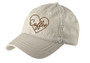 Coffee in Heart Embroidered Hat