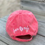 Bare Feet Only Pigment Dyed Coral Baseball Hat