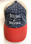 Freedom Stars Patriotic Boating N Boozing Hat