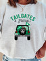 Tailgating & Football 10 Fountain Ave Crewneck Sweatshirt