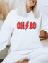 Ohio acdc inspired Font Crewneck Sweatshirt