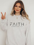 FAITH Ephesians 2  8 Cozy Crewneck Sweatshirt