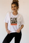 Cleveland Game Day  Brown/Orange Graphic Tee