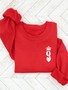Queen of Hearts Cozy Valentine Sweatshirt 