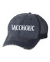 Tacoholic Embroidered Navy Trucker Hat