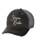 Iowa Babe Embroidered Gray Trucker Hat