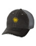 Sunshine Embroidered in Red Baseball Cap