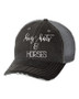 big hats & HORSES Kentucky Derby Embroidered Trucker Hat