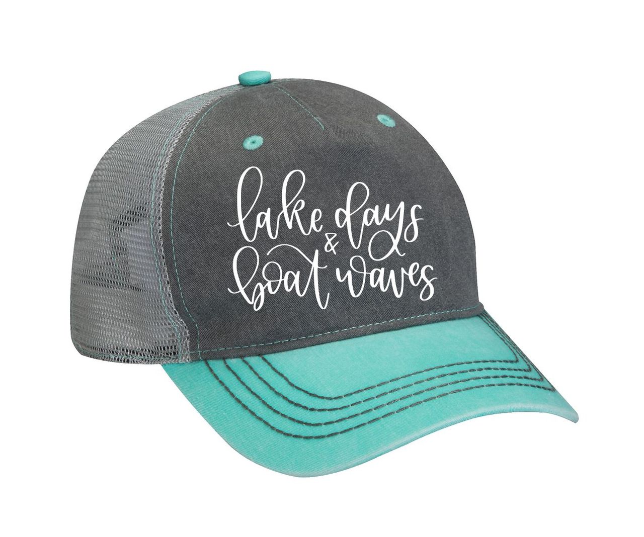 Lake Days \u0026 Boat Waves Grey/Seafoam 
