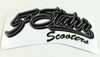 5Starr Script Sticker