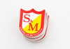 S&M Small Shield Stickers Red