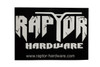 Raptor Rectangle Black Sticker