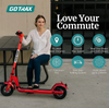 GOTRAX Apex XL Light Electric Scooter 8.5" Red