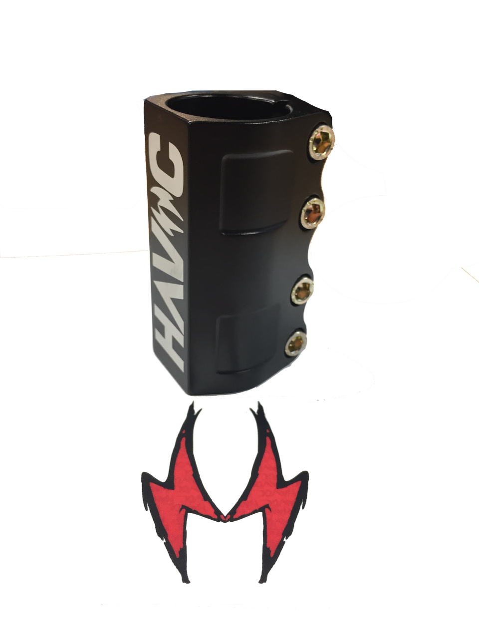 Havoc Scooter Clamp Replacement Bolts Gold (4) Metrikx Scooters Canada