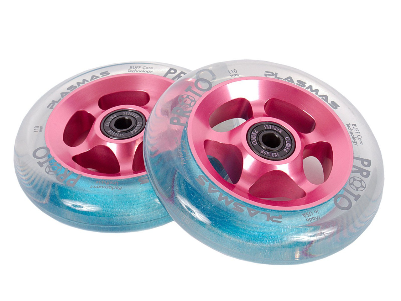 PROTO Plasmas Wheels 110mm Neon Pink Metrikx Scooters Canada